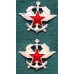 Эмблема Железнодорожных войск и Службы ВОенных СОобщений (ВОСО), обр. 1936/43 г.